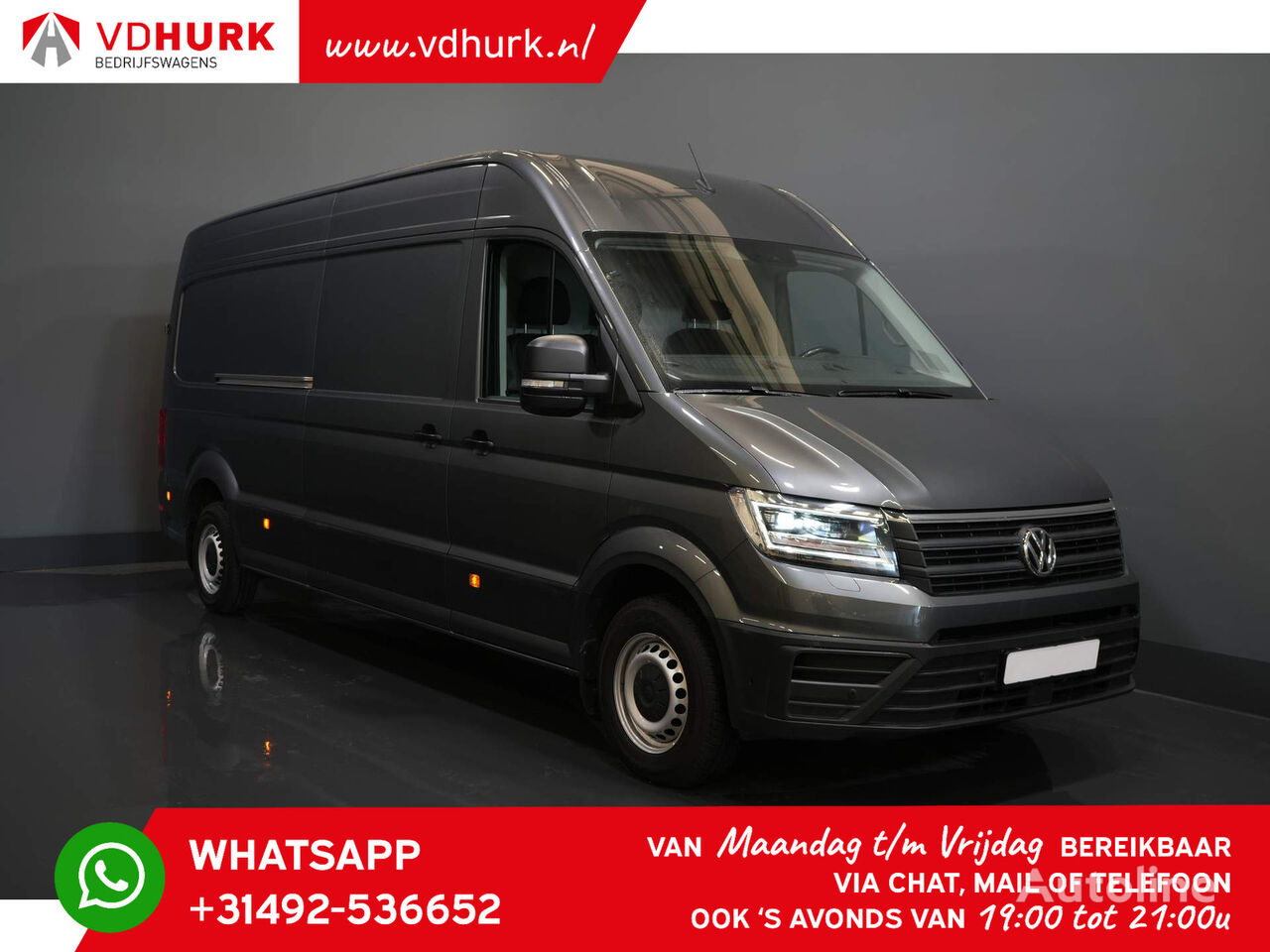 Volkswagen Crafter 35 2.0 TDI 140 pk DSG Aut. L4H3 LED/ 2x Schuifdeur/ Stan minibus furgon