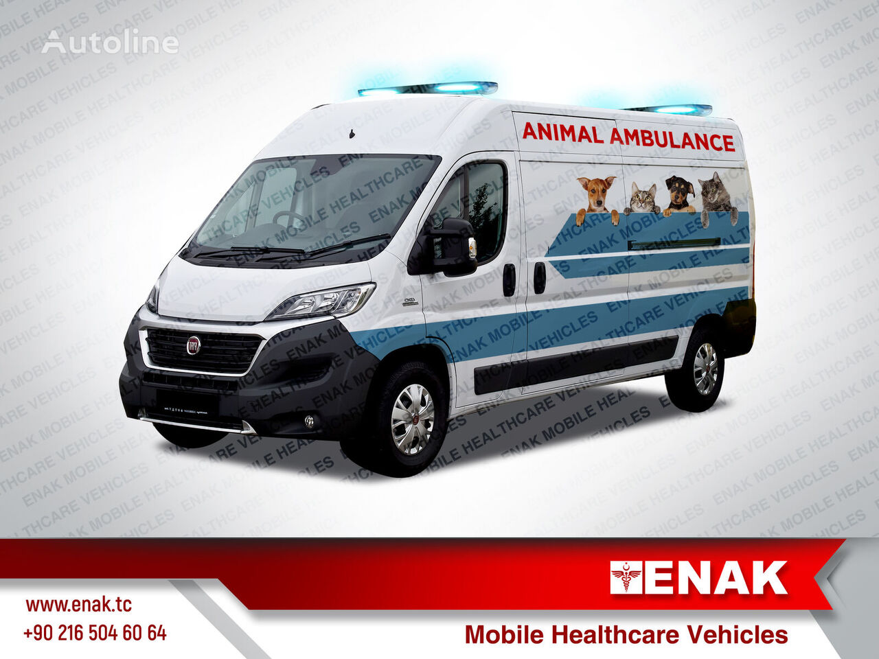 novo FIAT PETBULANCE AMBULANCE vozilo hitne pomoći