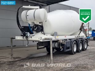 De Buf BM12-39-3 3 axles 2x Lenk Achse 12m3 Beton Mixer Hydraulik Concr poluprikolica betonska mešalica