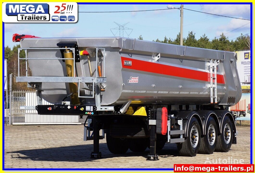 nova Mega 26/ 28 m³ MEGA Trailers Half-Pipe tipper HARDOX 450 READY TO GO  poluprikolica kipera