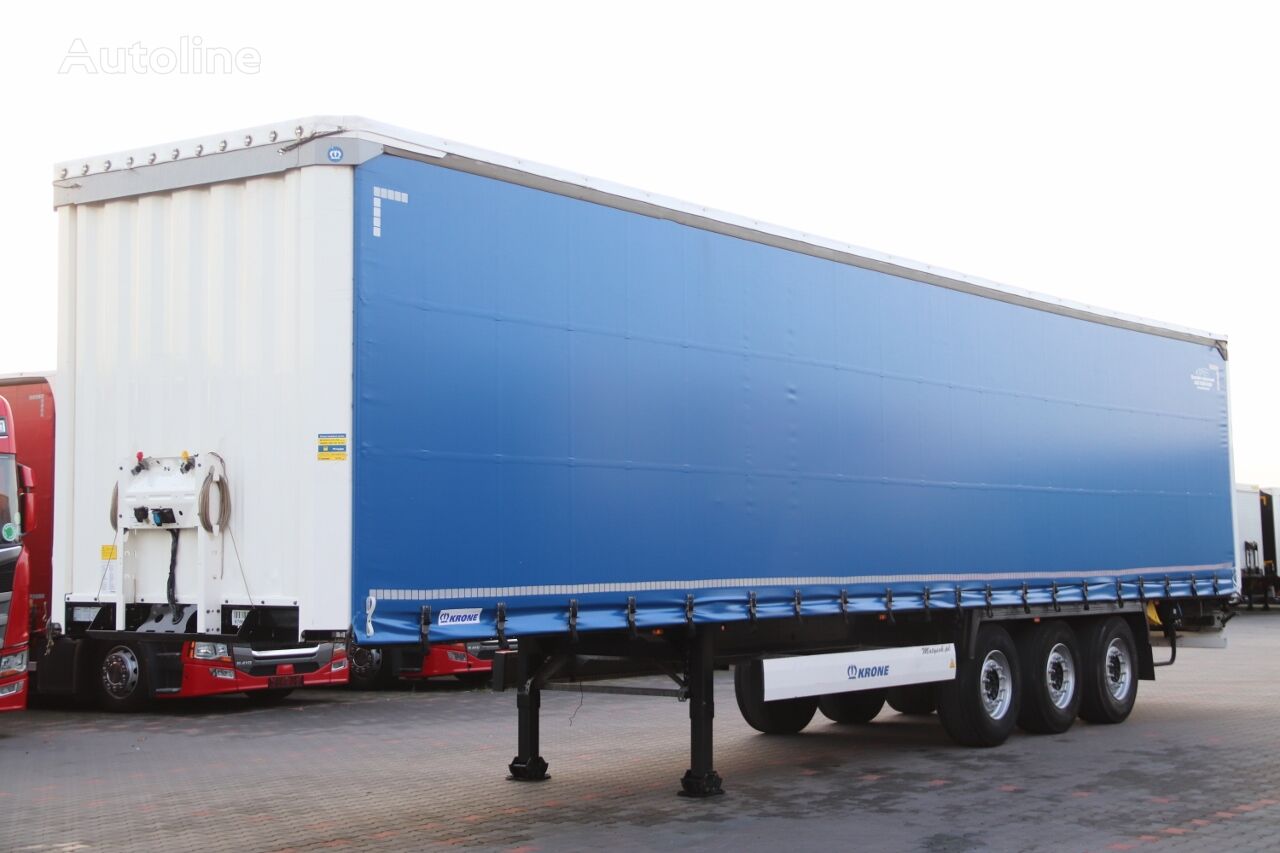 Krone CURTAINSIDER / STANDARD / LIFTED ROOF / LIFTED AXLE / 2019 YEAR poluprikolica sa kliznom ceradom