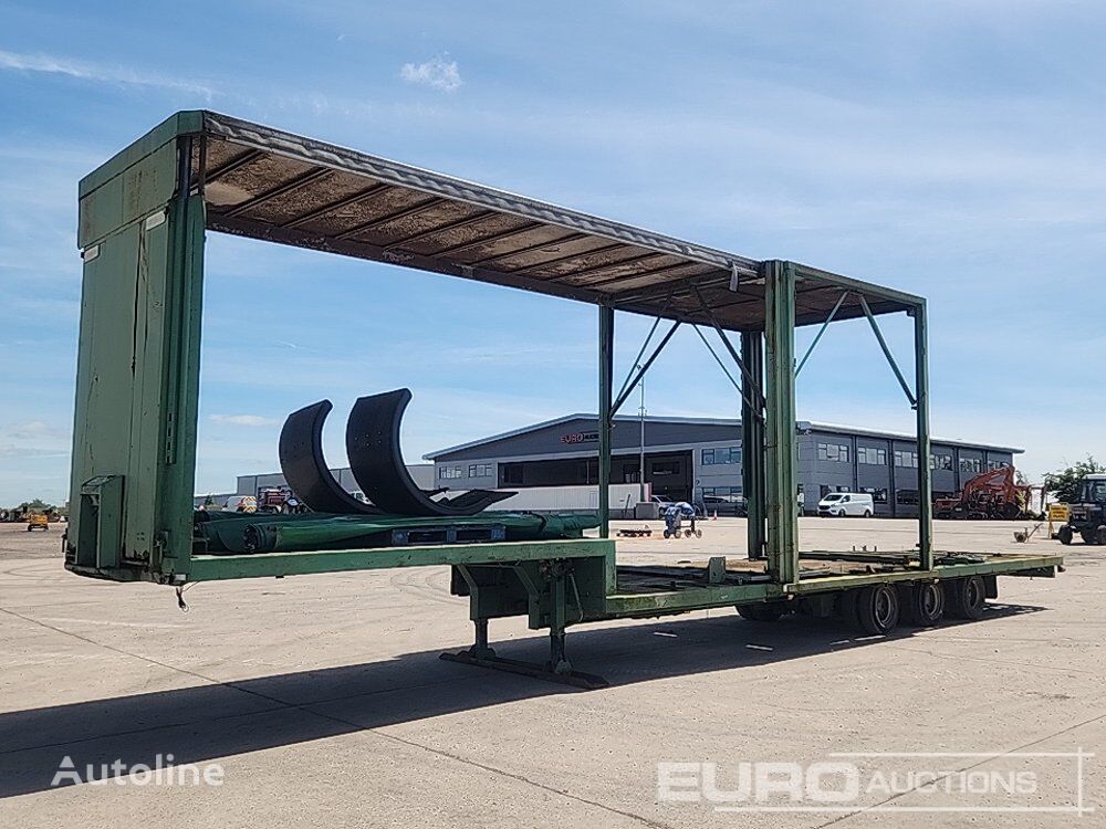 Montracon Tri Axle Stepframe Trailer, Canopy, Covers, Mudguards poluprikolica sa niskom platformom