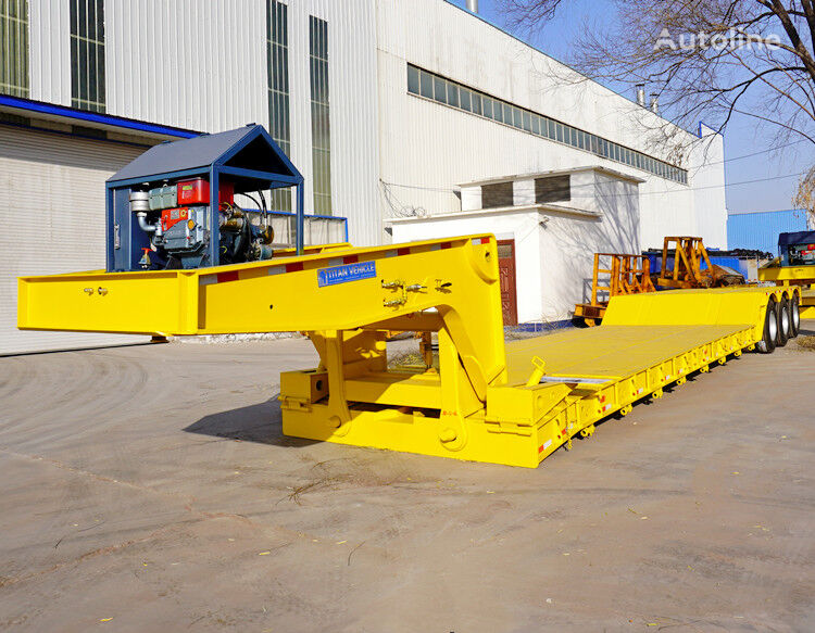 nova Titan 3 Axle 80 Ton Detach Lowboy Trailer for Sale - Z poluprikolica sa niskom platformom