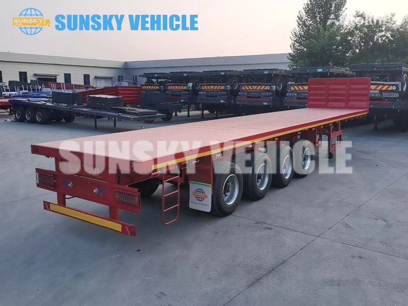 nova 4-Axle Flat Deck Trailer poluprikolica za prevoz kontejnera