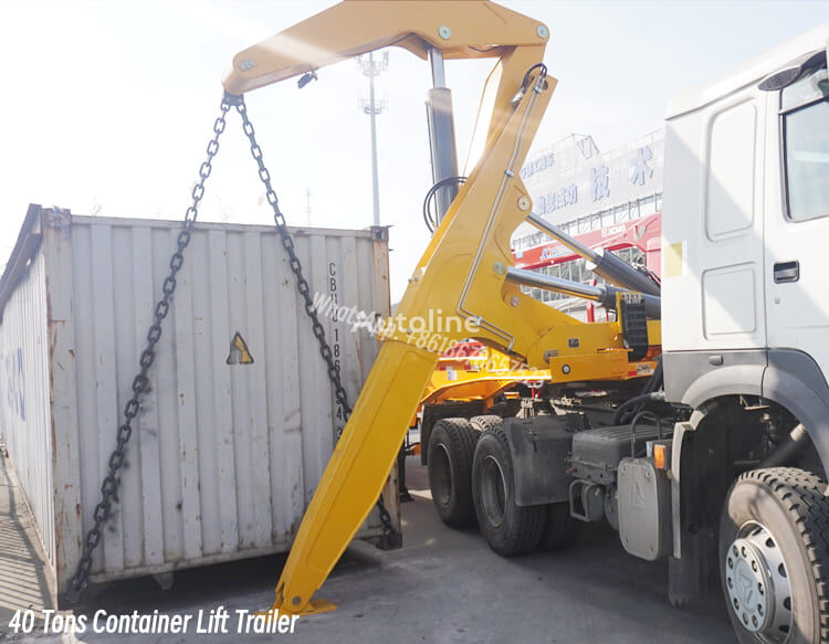 nova 40 Tons Container Lift Trailer Price in Zimbabwe poluprikolica za prevoz kontejnera