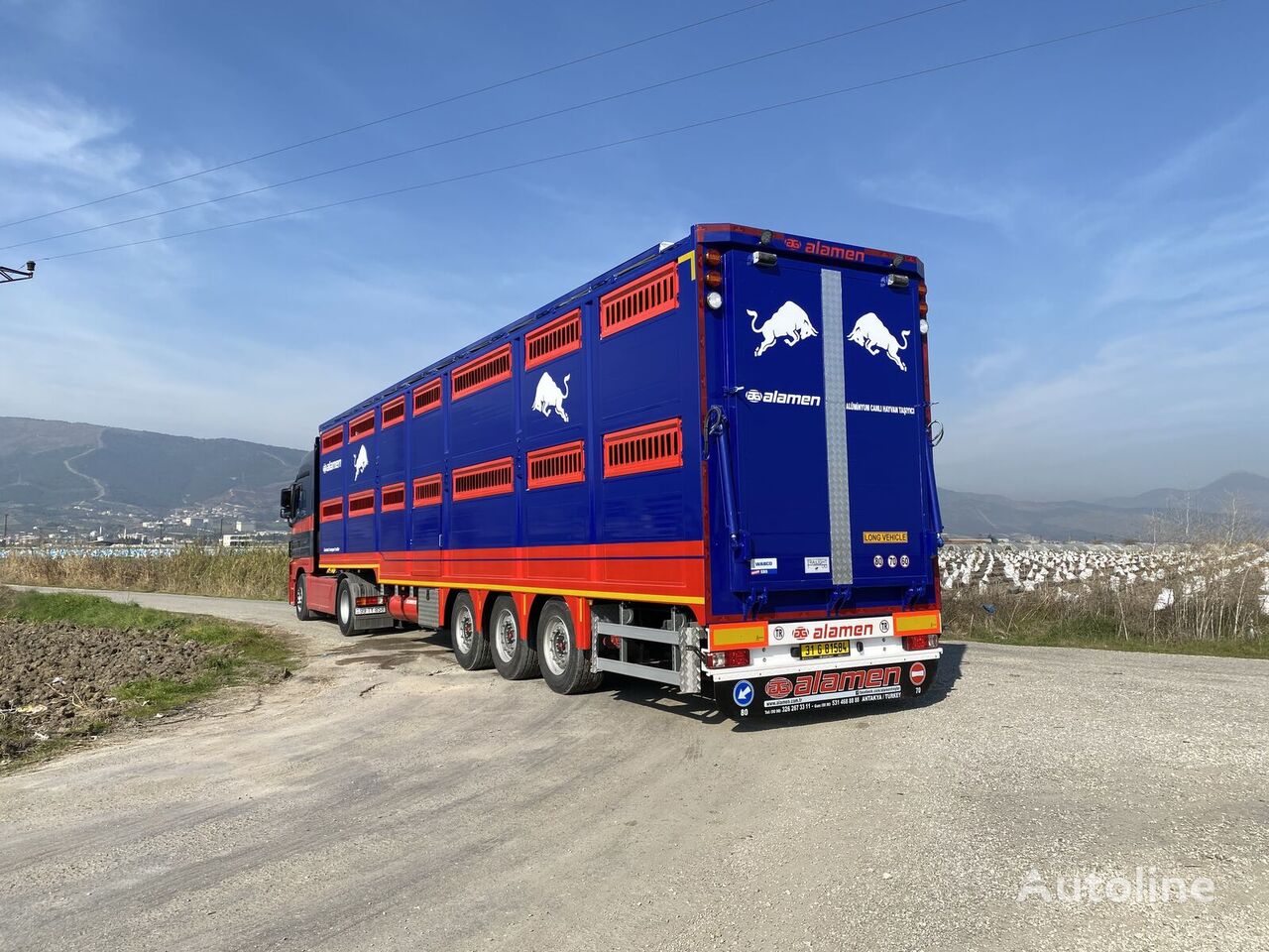 nova Alamen livestock transport trailer poluprikolica za prevoz stoke