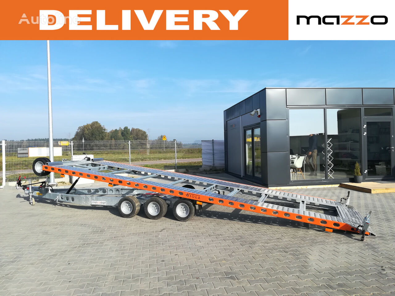 nova L35G65P Tilted trailer 650x204cm 3500kg! prikolica autotransportera