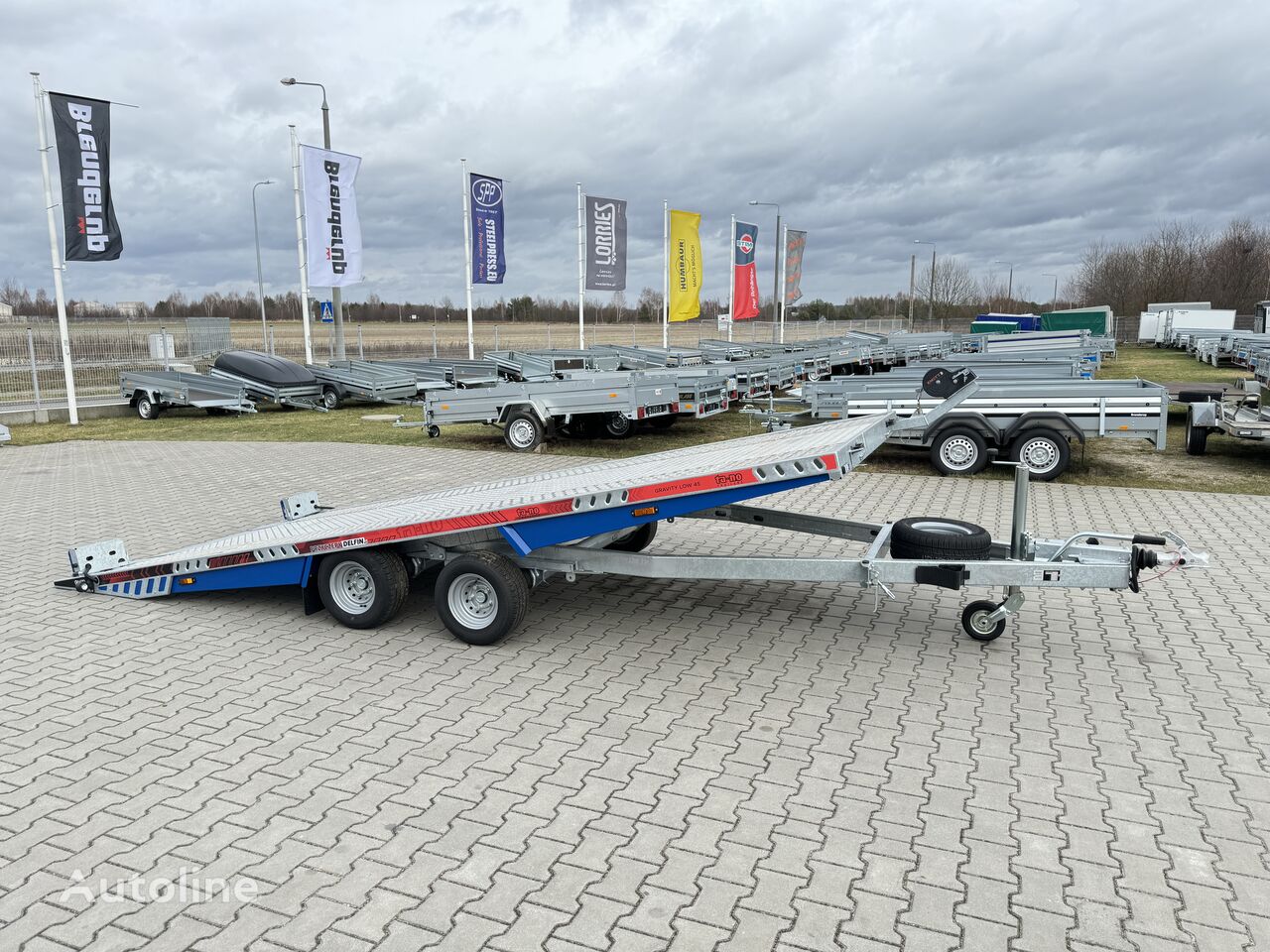 nova TA-NO GRAVITY LOW 27.45 trailer for 1 car 2700 kg GVW  prikolica autotransportera