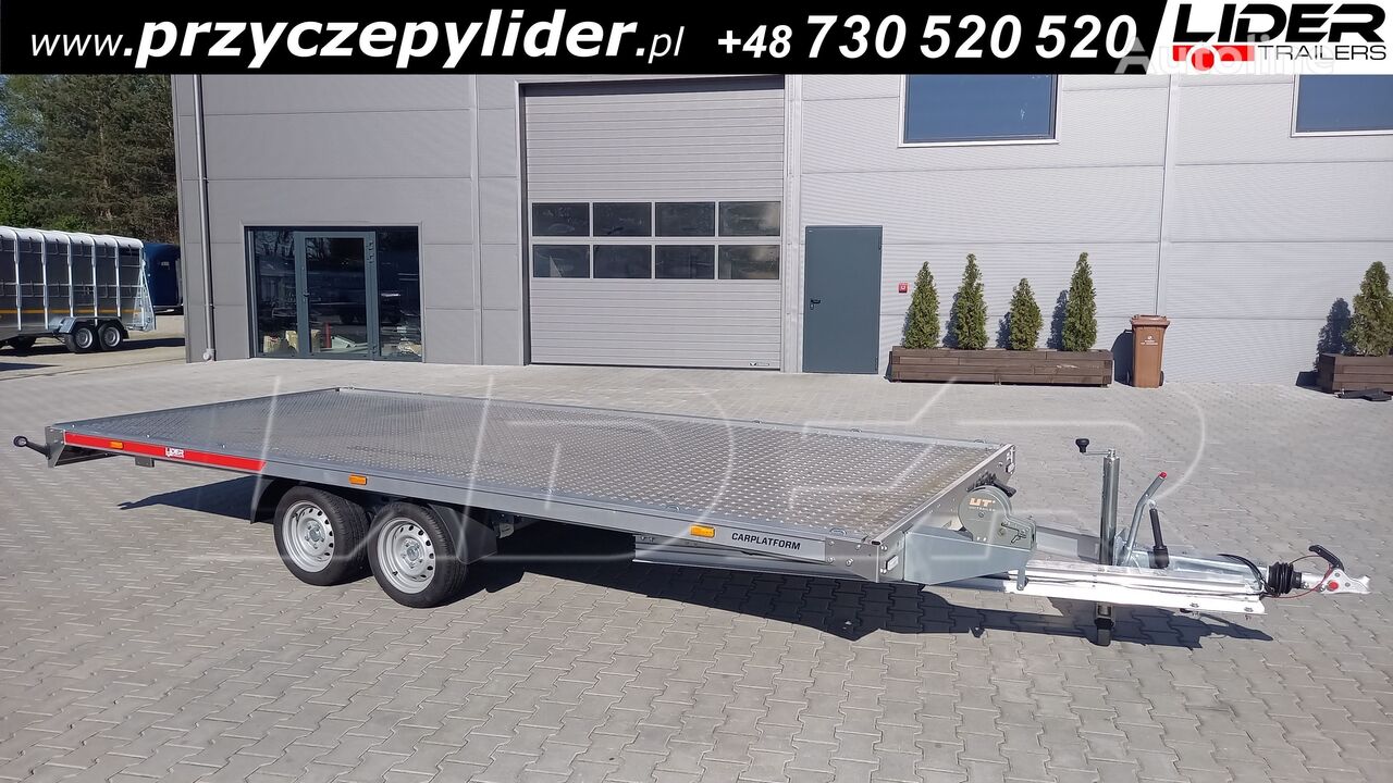 nova Temared Car transporter trailer TM-322 przyczepa ALUMINIOWA 506x210cm, C prikolica autotransportera