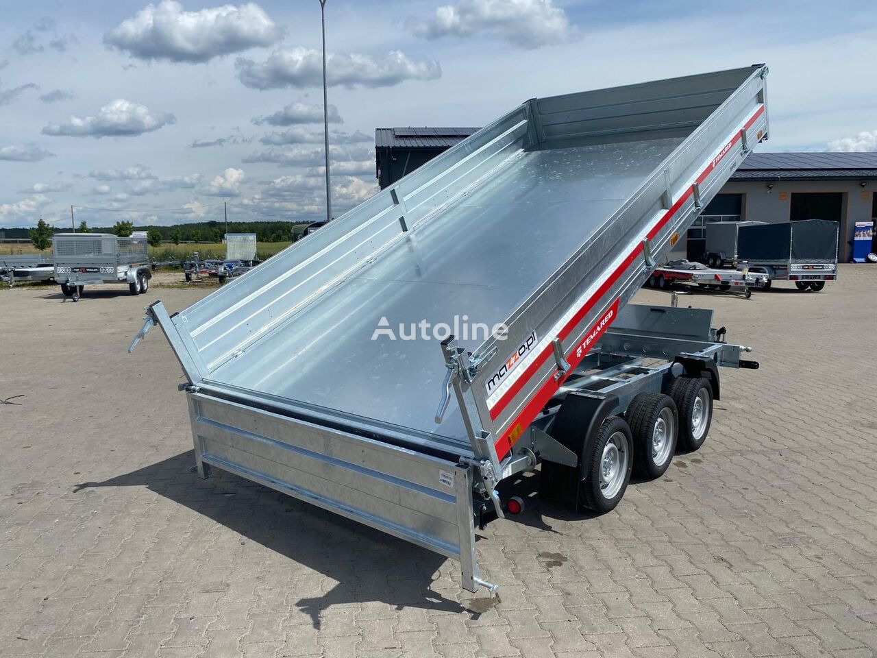 nova Temared TIPPER 4020/3 C S 405x199x40cm Tipper trailer with electric + ma prikolica kiper