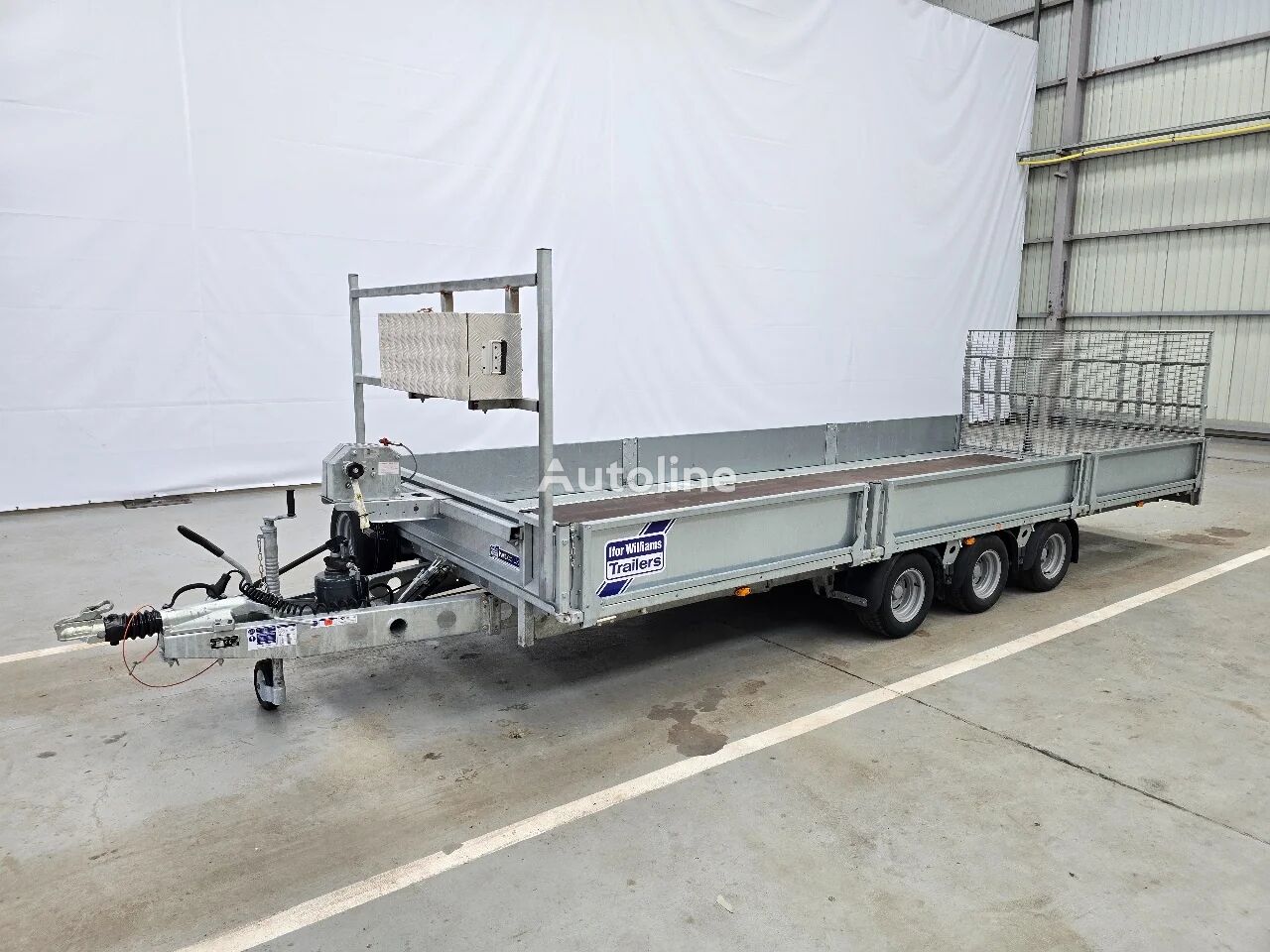 Williams Ifor 3Cb / VIDEO NIEUWSTAAT/ ETAT NEUF / NEW CONDITION prikolica sa niskom platformom