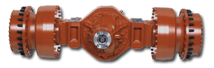 nova DB KESSLER poluosovina za SANDVIK LH208L zglobnog dampera