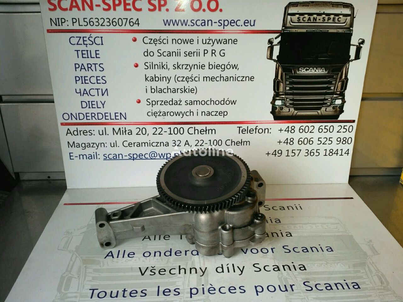 Scania kompletna 1748288 pumpa za ulje za Scania P R G tegljača