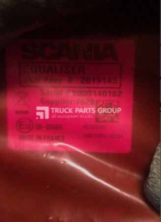 Scania EURO6, R, P, G, L equaliser ECU Assy 2619143 upravljačka jedinica za Scania tegljača