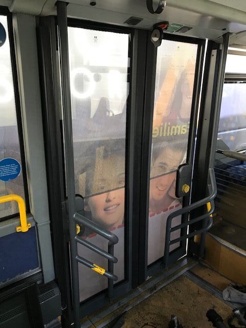 vrata za Setra 415 NF Einstiegstüren hinten doppelverglast autobusa