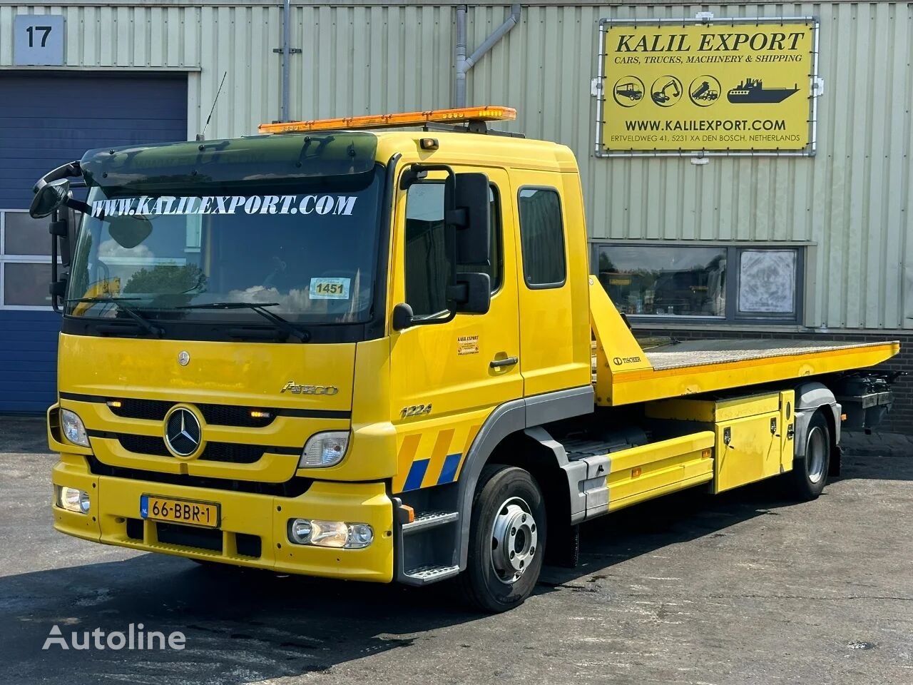 Mercedes-Benz Atego 1224 Recovery Truck Euro 5 Tischer 5000 Remote 1st Owner T šlep auto
