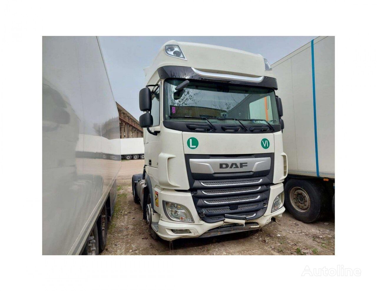 DAF XF 480 SSC MIN tegljač nakon udesa