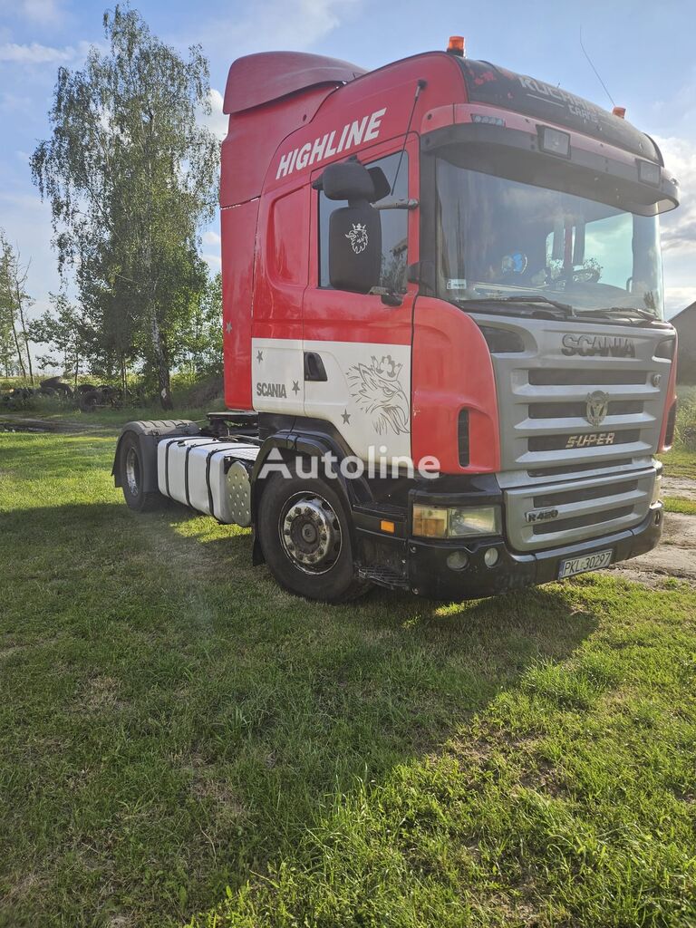 Scania R420 Manualna skrzynia biegów 4+4 tegljač