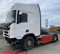 Scania R580 Topline V8 RETARDER Carte grise française  tegljač nakon udesa